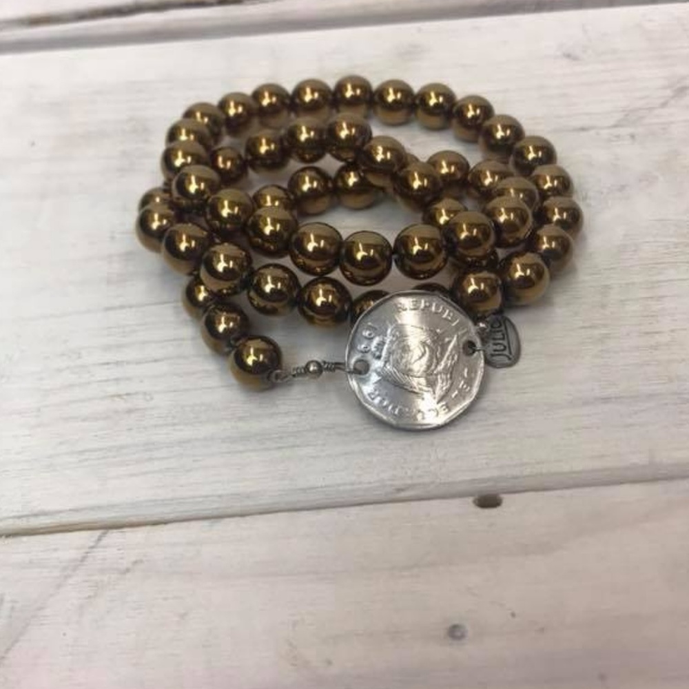 Gold and Silver Bracelet